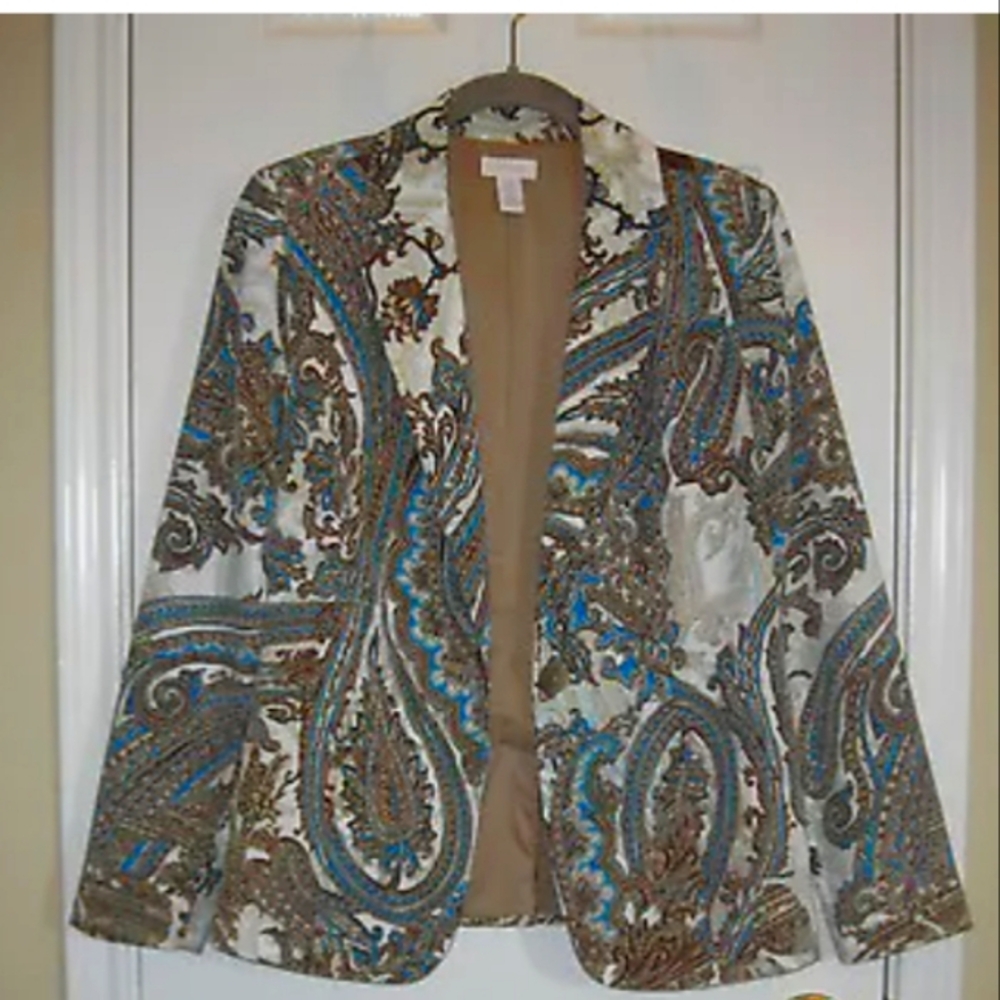 Chicos Classic Blazer, Size One